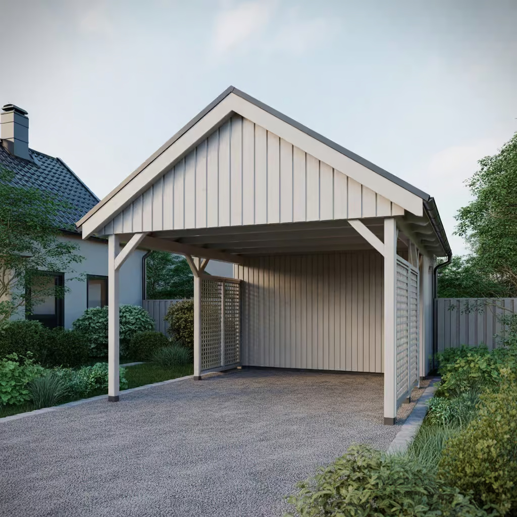 bygga carport garage