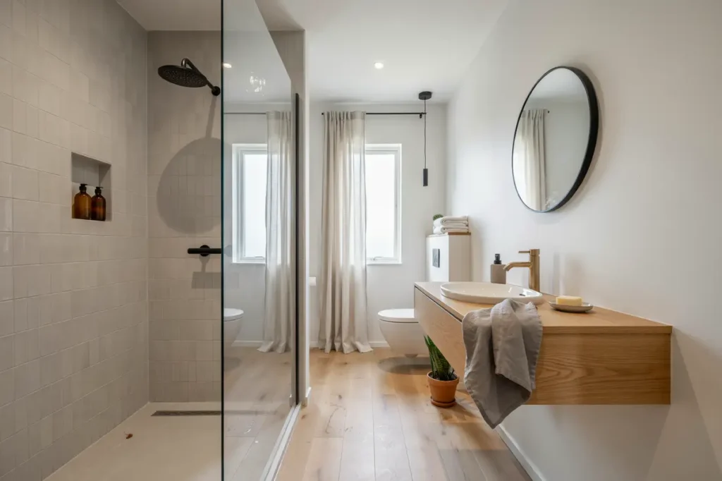 komplett badrumsrenovering med ny planl sning i v sterhaninge